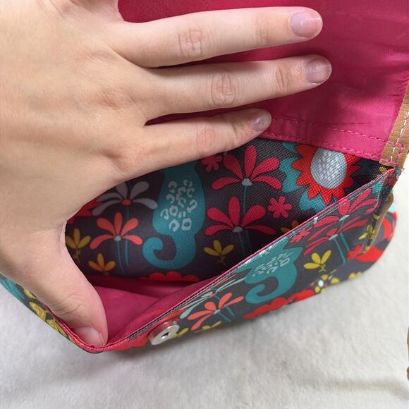 Lily Bloom Backpack Playful Garden Cats Eco-friendly Grey/Multi-Color Charity - Picture 6 of 15